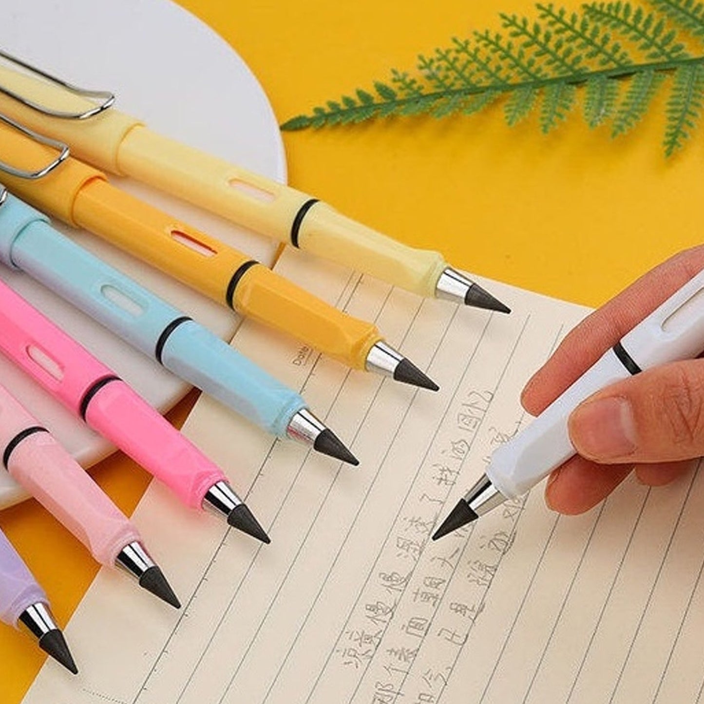 2In1 Everlasting Pencil Replaceable Head With Eraser, (PACK OF 5 Pcs) (X332)