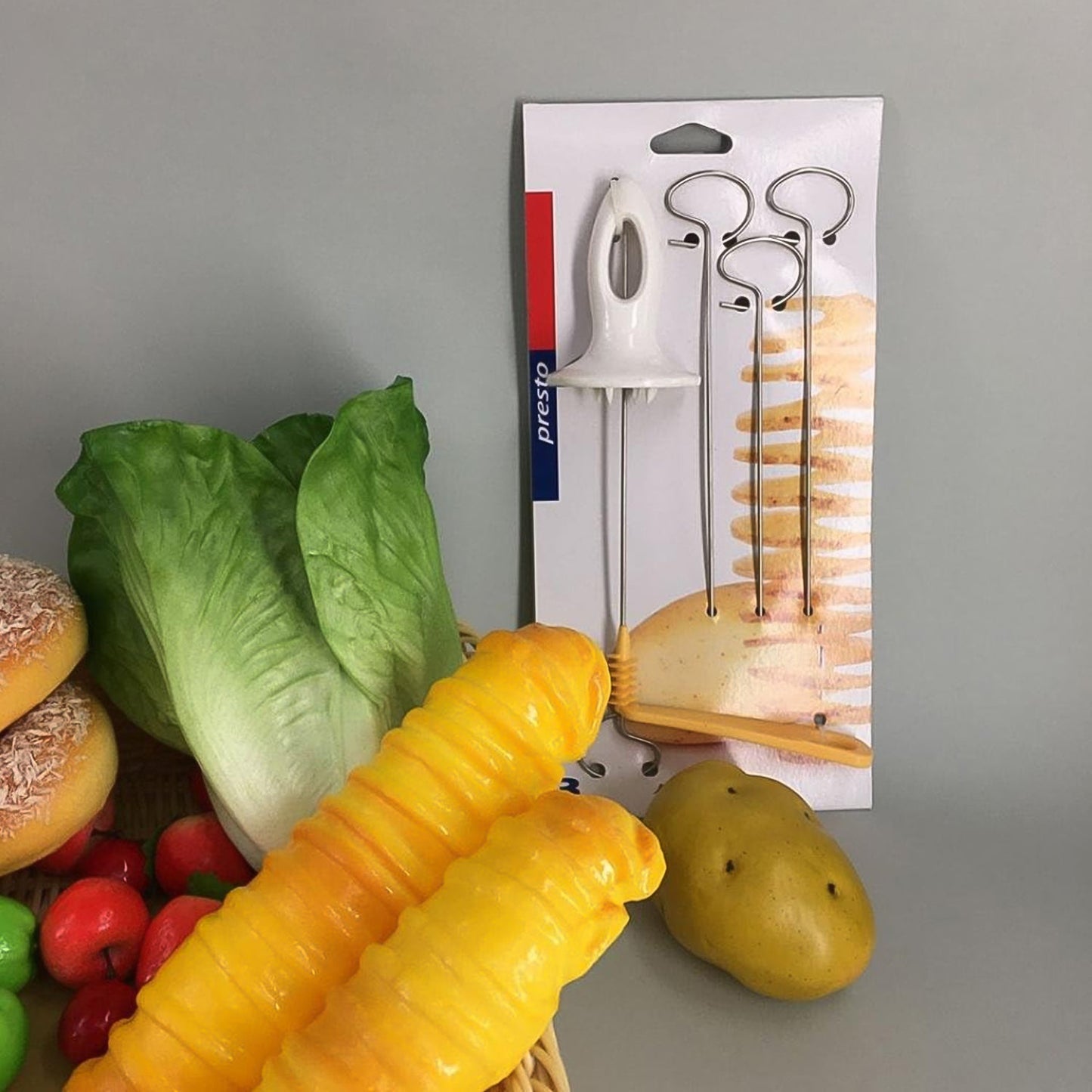 MKK+30-1 Set Potato Spiral Cutter, Potato Twister (4 Spits)