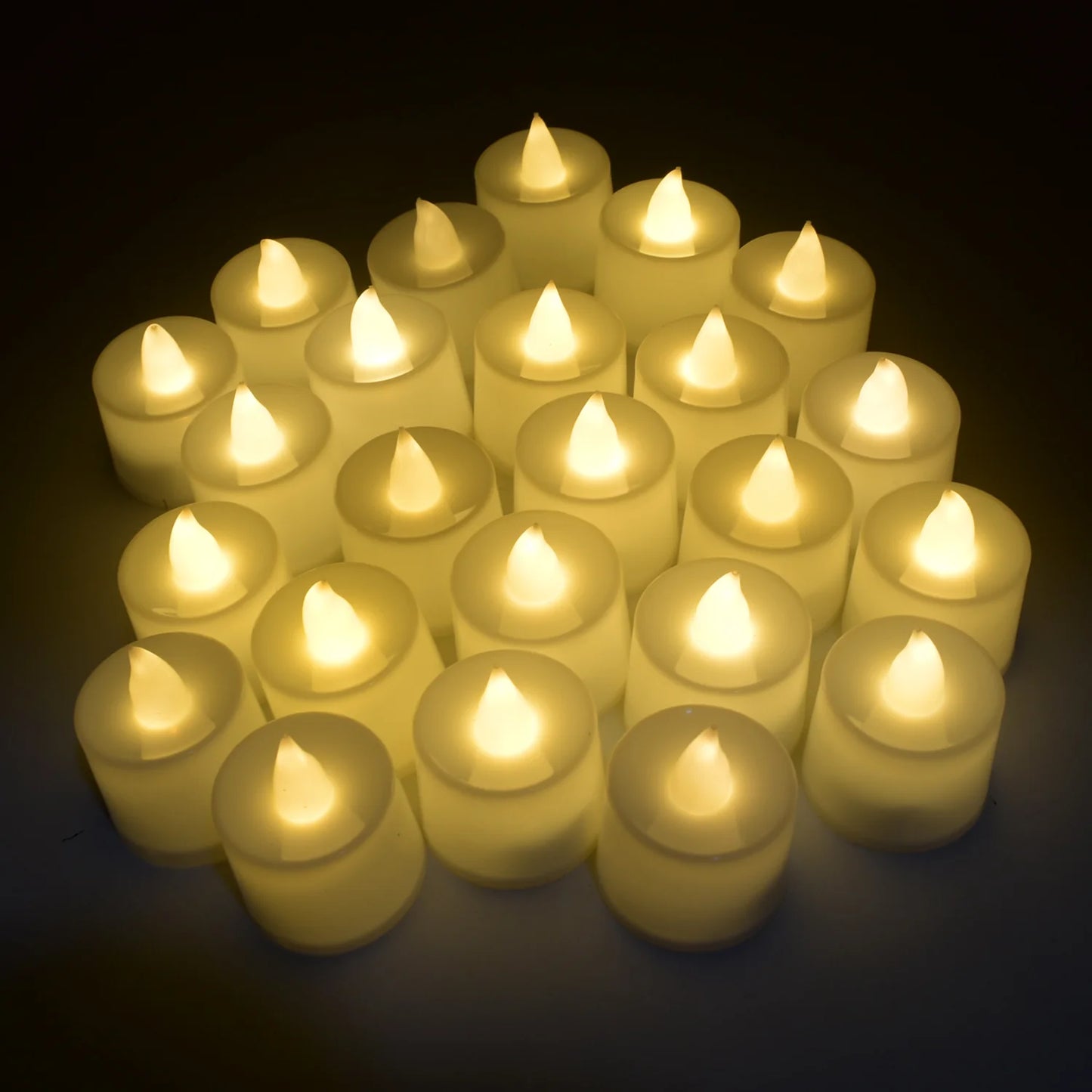 Festival Decorative LED Tealight DIYA Candles – Battery Operated for Party, Wedding, Birthday & Gifts (24 Pc Set) (X1043)