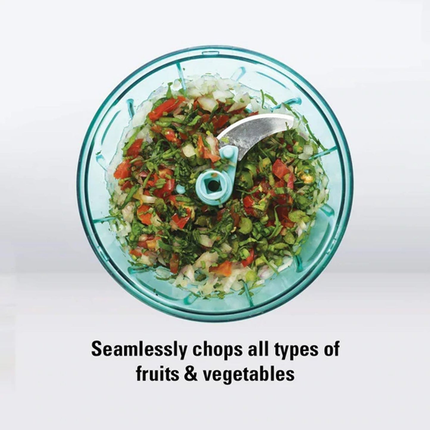 Handy Mini Plastic Vegetable Chopper Cutter, Onion Chopper Vegetables for Kitchen Accessories with 3 Blades )(X1052)