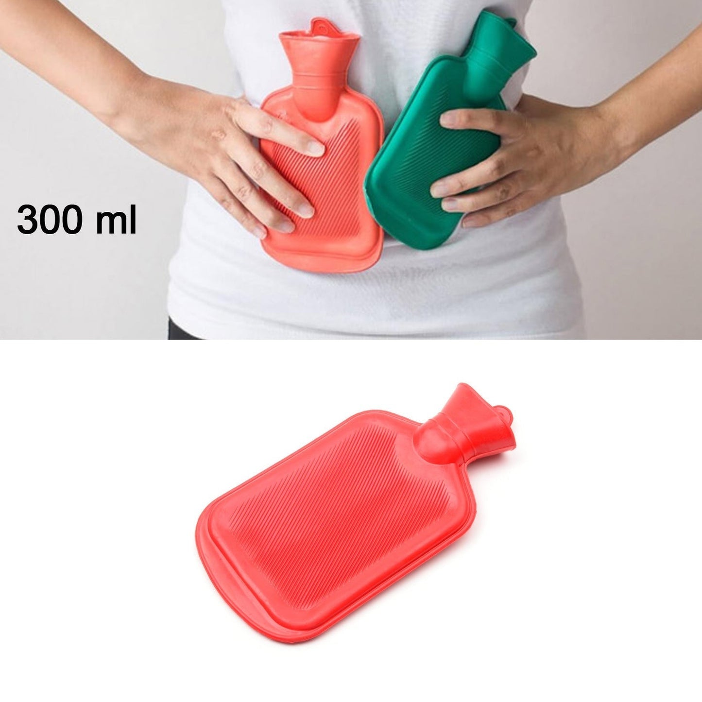 Hot water bag for pain relief in small size.