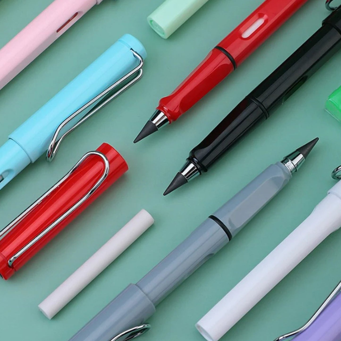 2In1 Everlasting Pencil Replaceable Head With Eraser, (PACK OF 5 Pcs) (X332)