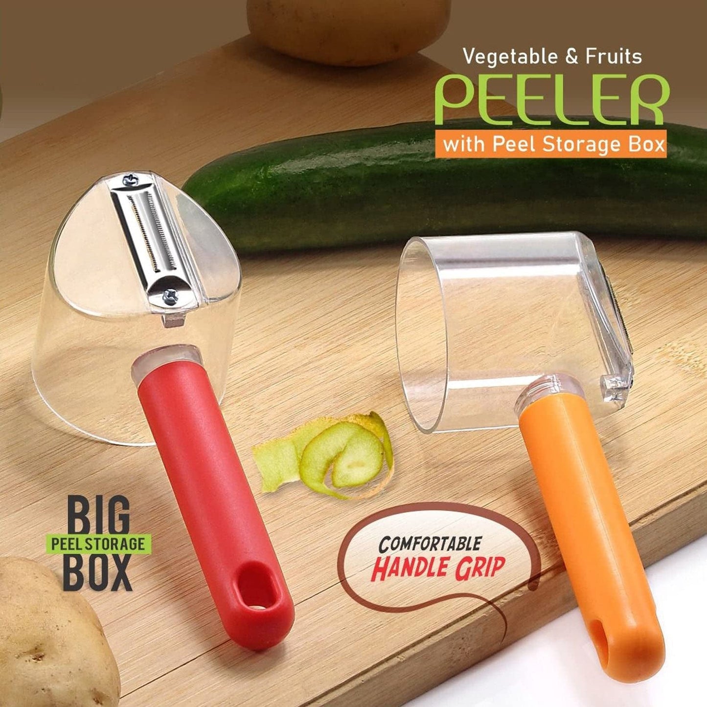 Home Kitchen Cooking Tools Peeler With Container (X296)