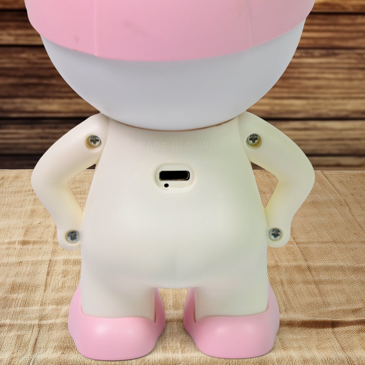 MKK-35-Cute Lovely Cartoon Design LED Desk Night Light With Plastic Head Cap (1 Pc)