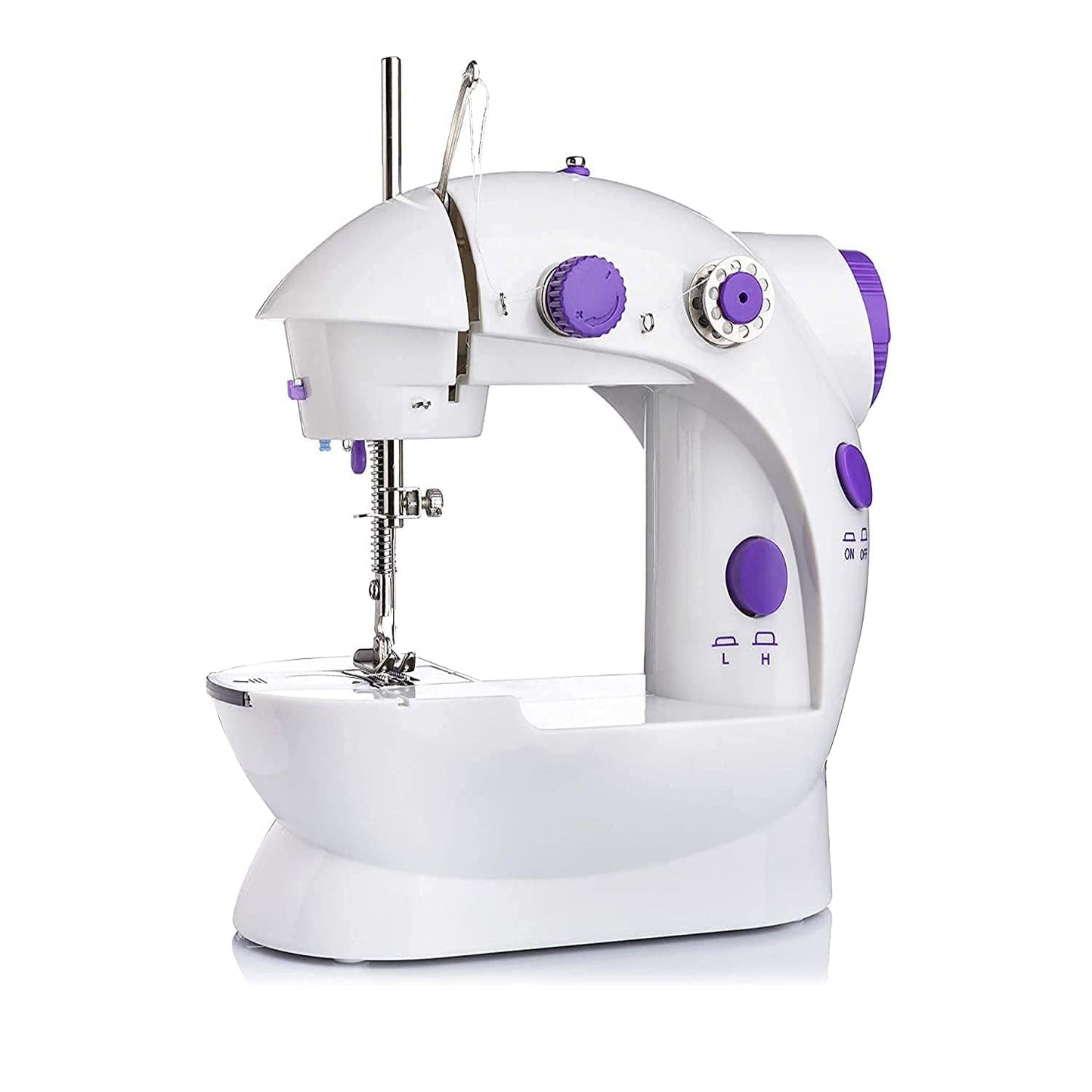 Home Tailoring Sewing Machine With Extension Table Set, Foot Pedal, Adapter Mini Electric Silai Machine, Portable Stitching Machine/Tailoring Machine (X1019))
