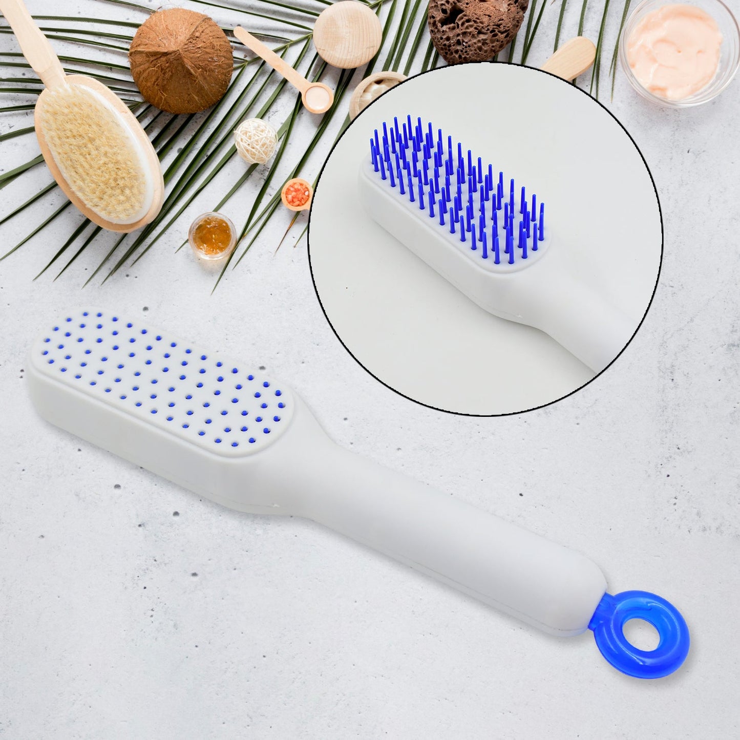 ONE PULL CLEAN SCALABLE HAIR SELF CLEANING HAIRBRUSH (1PC) (X545)