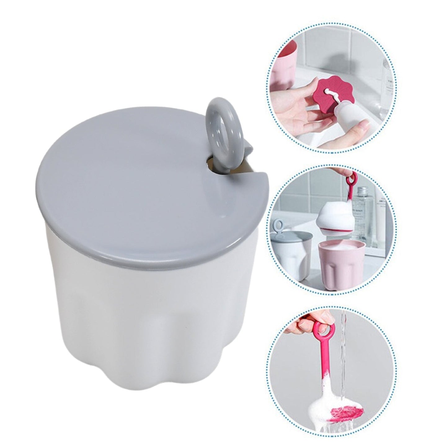 Winter Facial Cleanser Foaming Shaker Washing Artifact Bubble Foaming Foaming Winter Summer Warm Fluffy(MKK-X150)
