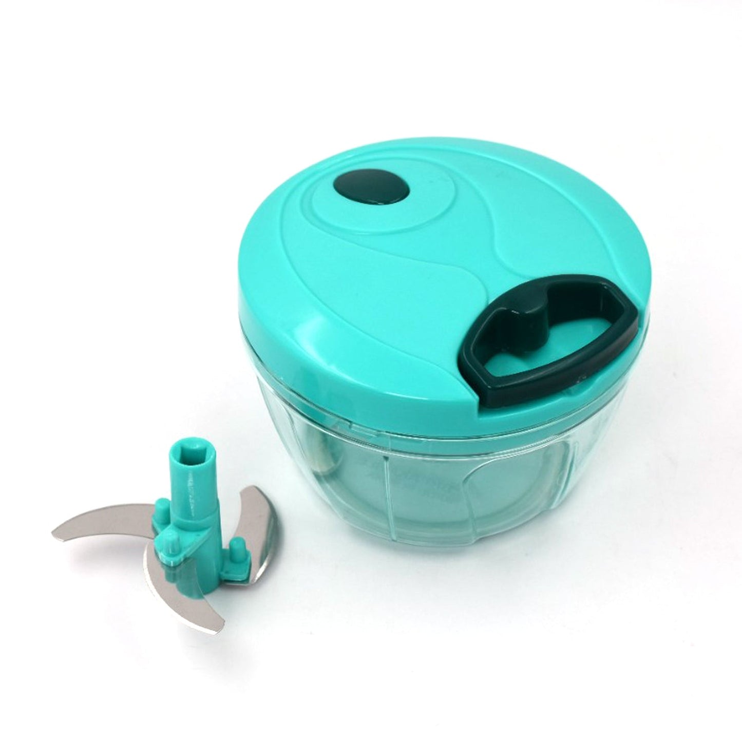 Handy Mini Plastic Vegetable Chopper Cutter, Onion Chopper Vegetables for Kitchen Accessories with 3 Blades )(X1052)