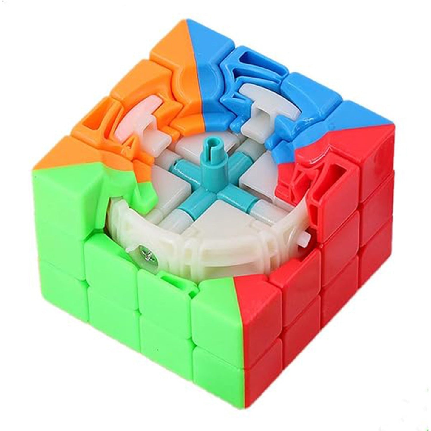 Small Puzzles Cubes 4×4×4 High Speed Sticker Less Magic Cube Game, Kids and Professionals Magic Cube Puzzle Toy, Pack of 1, 8+ Years (X969)