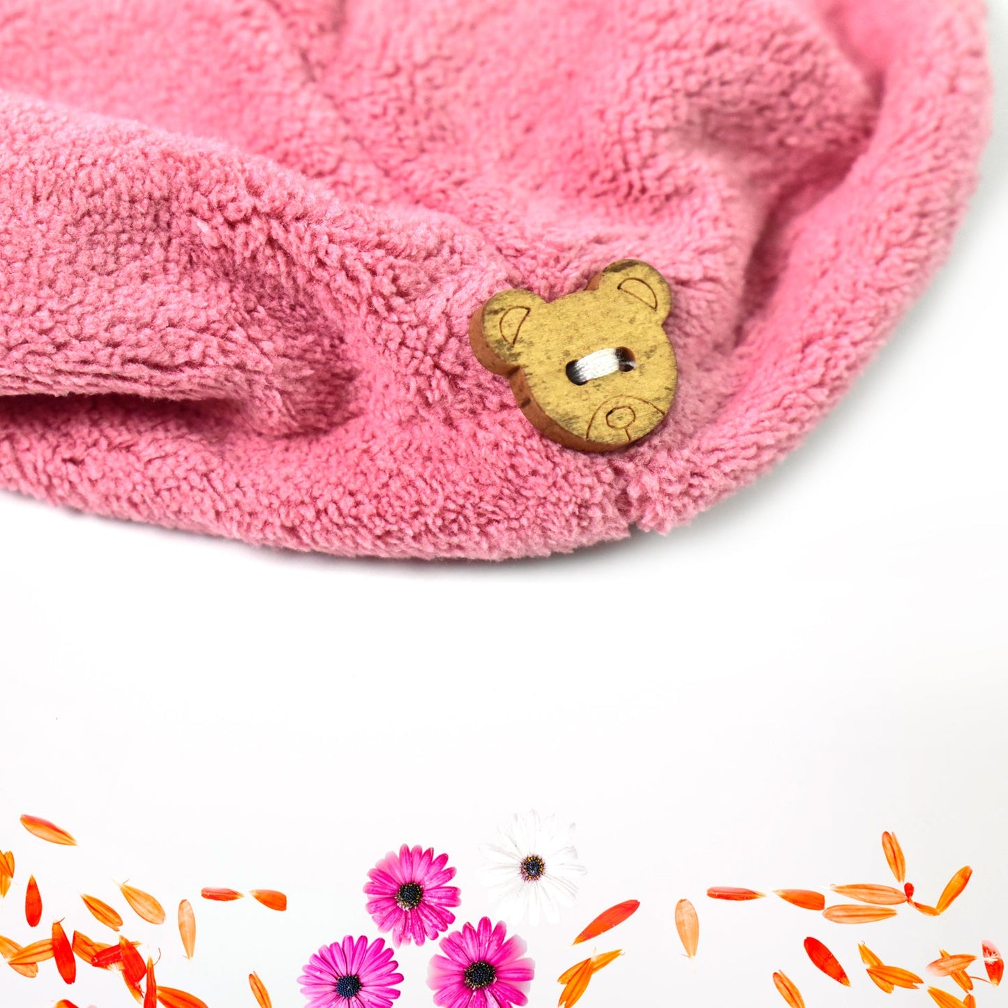 Microfiber Hair Wrap Towel Cap (1 Pc / 63x23 Cm / Mix Color) (X327)