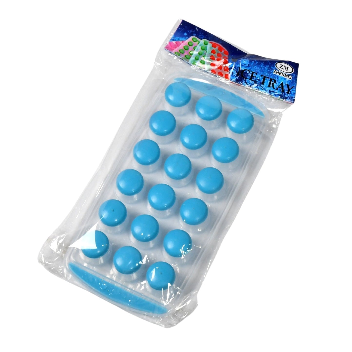 Smart Push Pop Out Round Shape Mini Ice Cube Trays with Flexible Silicone Bottom | Round Shape Silicone Chocolate Mold Maker Ice Cube Tray Freeze (X486)