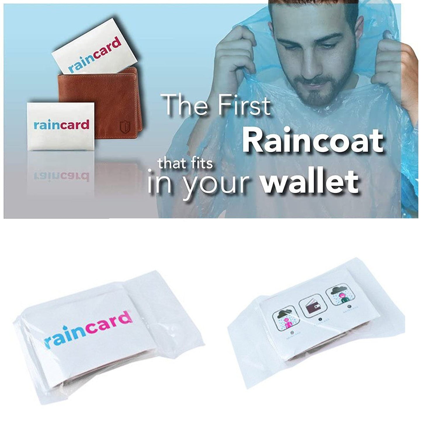 Easy to Carry Emergency Waterproof Rain coat pouch (X458)