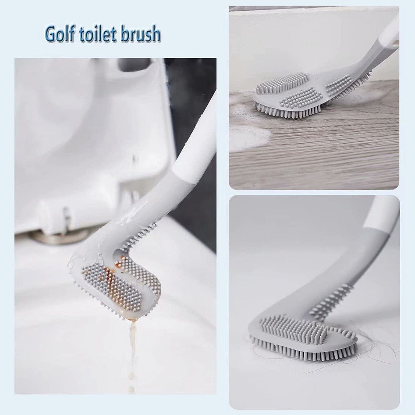 Golf Shape Toilet Cleaner Brush For Bathroom Use (X385)