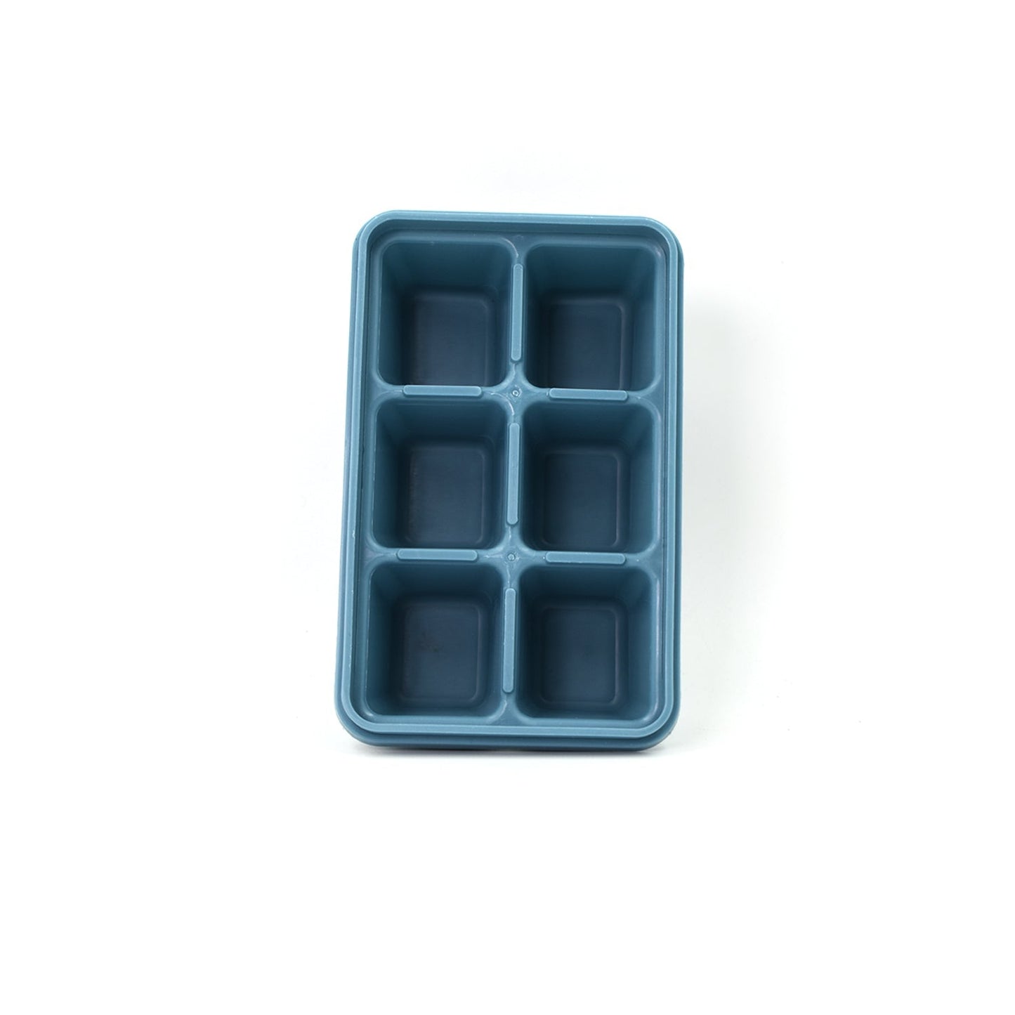 6 Grid Silicone Ice Tray used in all kinds of places like household kitchens for making ice from water and various things and all. (X1002)
