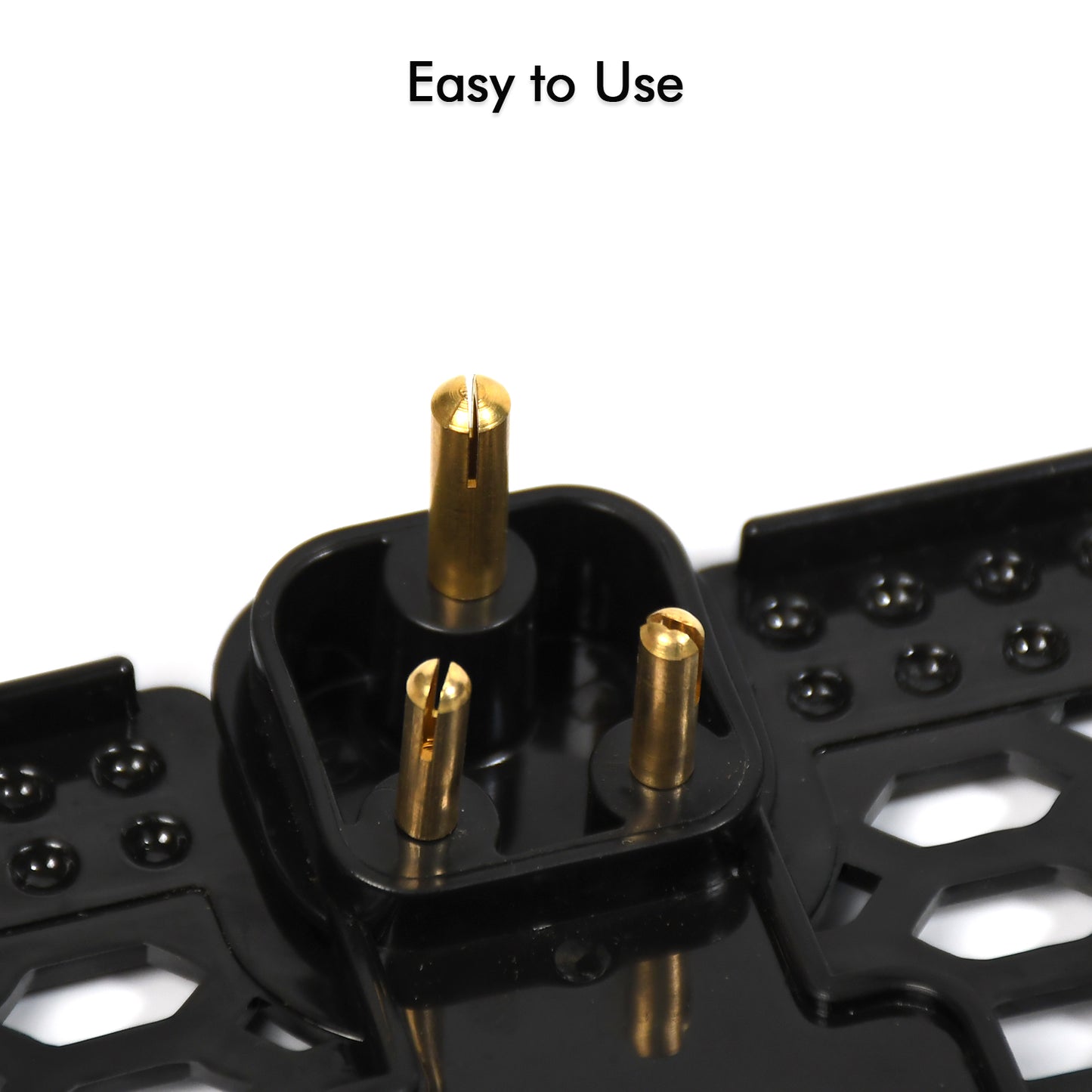 Multi-purpose Wall Holder Stand For Charging Mobile Just Fit In Socket And Hang ( Black ) (X846)