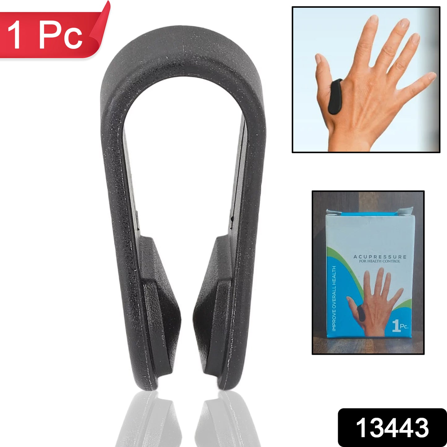 Sugar Control Li4 Acupressure Point Clip Hand Pressure Massage Clip (1 Pc Mix Color With Color Box)