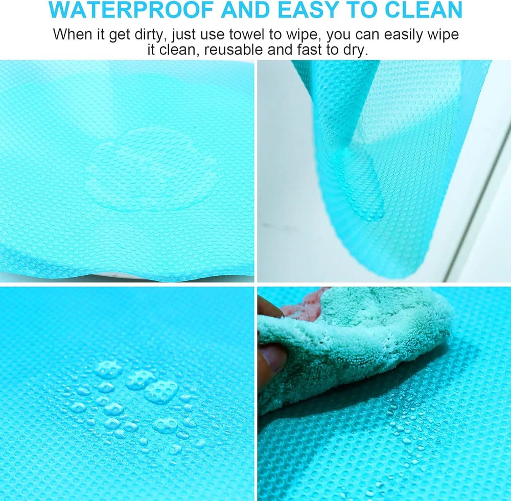 FRIDGE MAT 6PCS SET 30X45 CM (RANDOM COL) (X635)