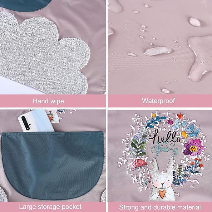Kitchen Apron ( Single Piece- Random Color ) (YS+X153)
