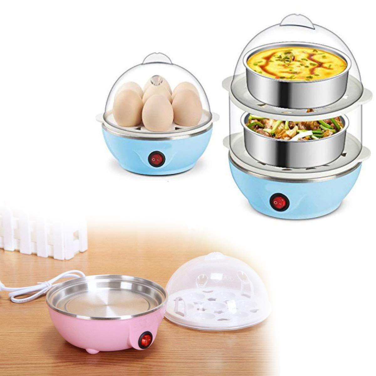 Multi-function 2 Layer 14 Egg Cooker Boilers Steamer (X762)