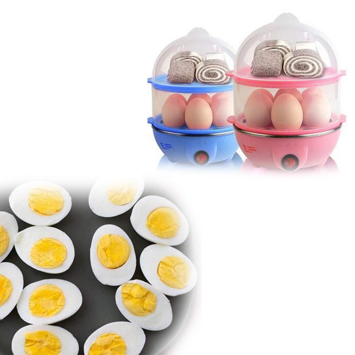 Multi-function 2 Layer 14 Egg Cooker Boilers Steamer (X762)