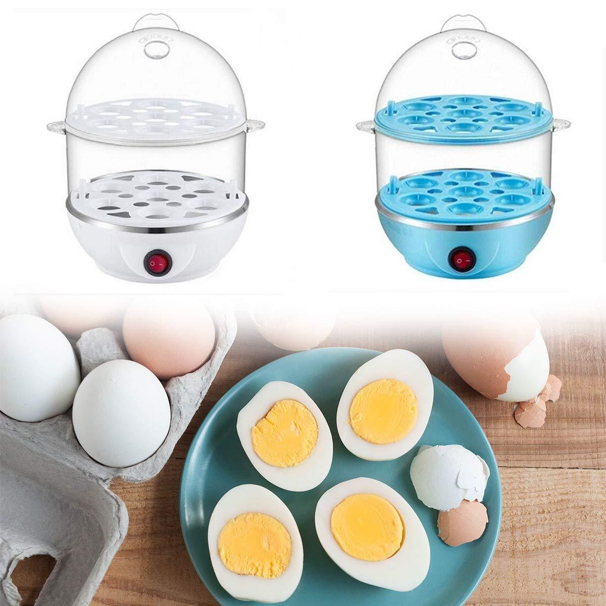 Multi-function 2 Layer 14 Egg Cooker Boilers Steamer (X762)