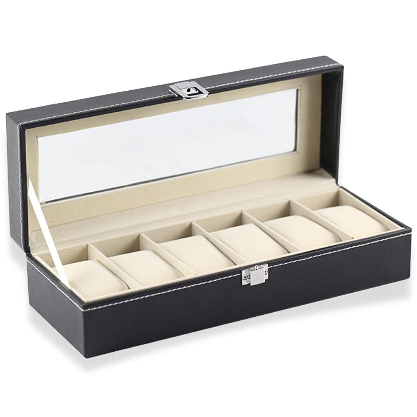 6 SLOT WATCH BOX 1PC (5-X188)