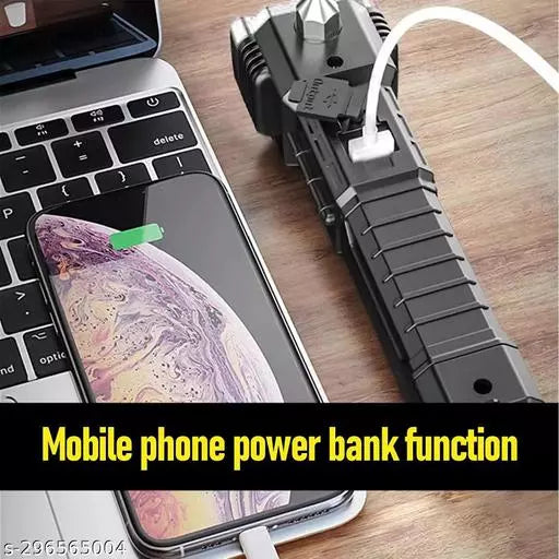Portable 3w Rechargeable Torch LED Flashlight Long Distance Beam Range, (X634)
