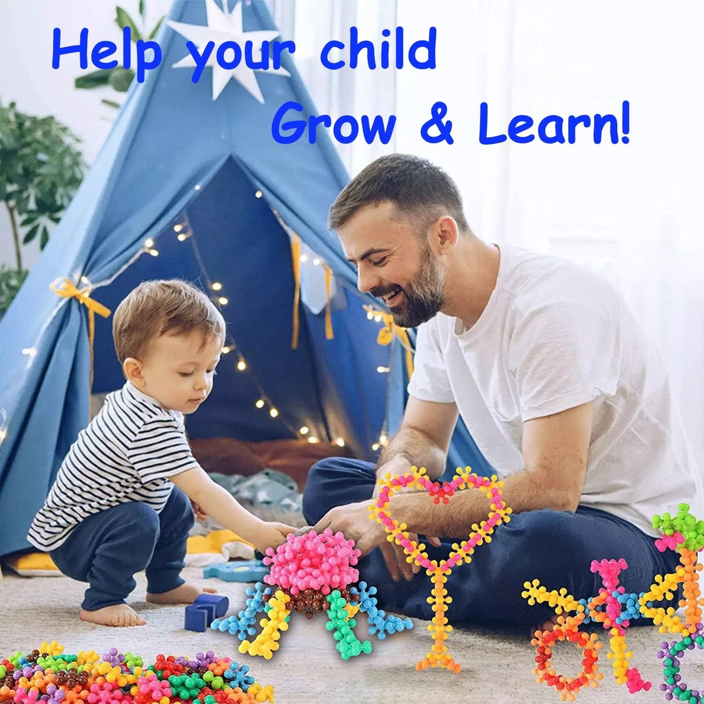 Star Shaped Star Block Interlocking Blocks Colorful Star Building Blocks (100 Pcs Set) (X717)