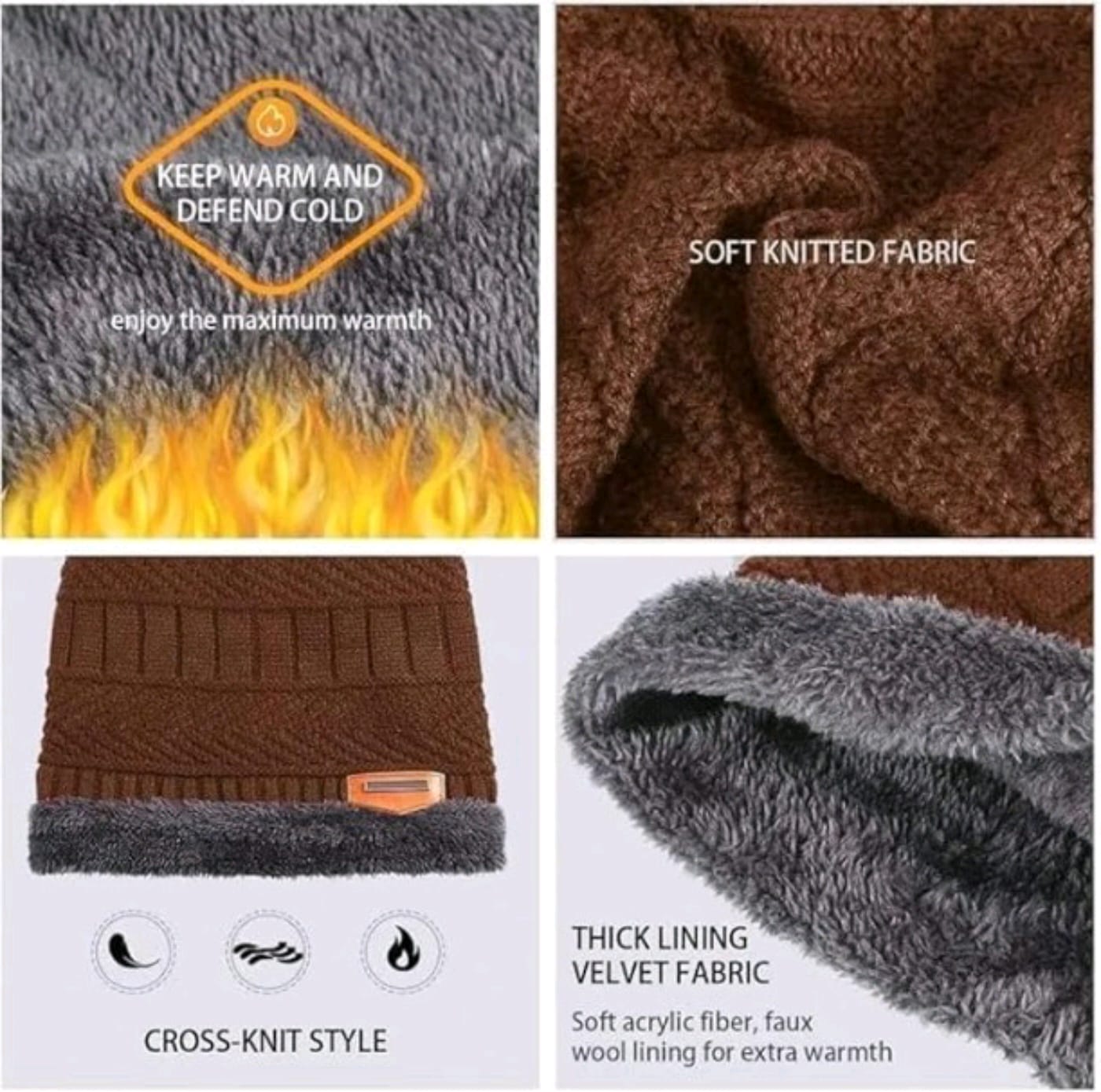 WINTER CAP 2PC SET (YS+X146)