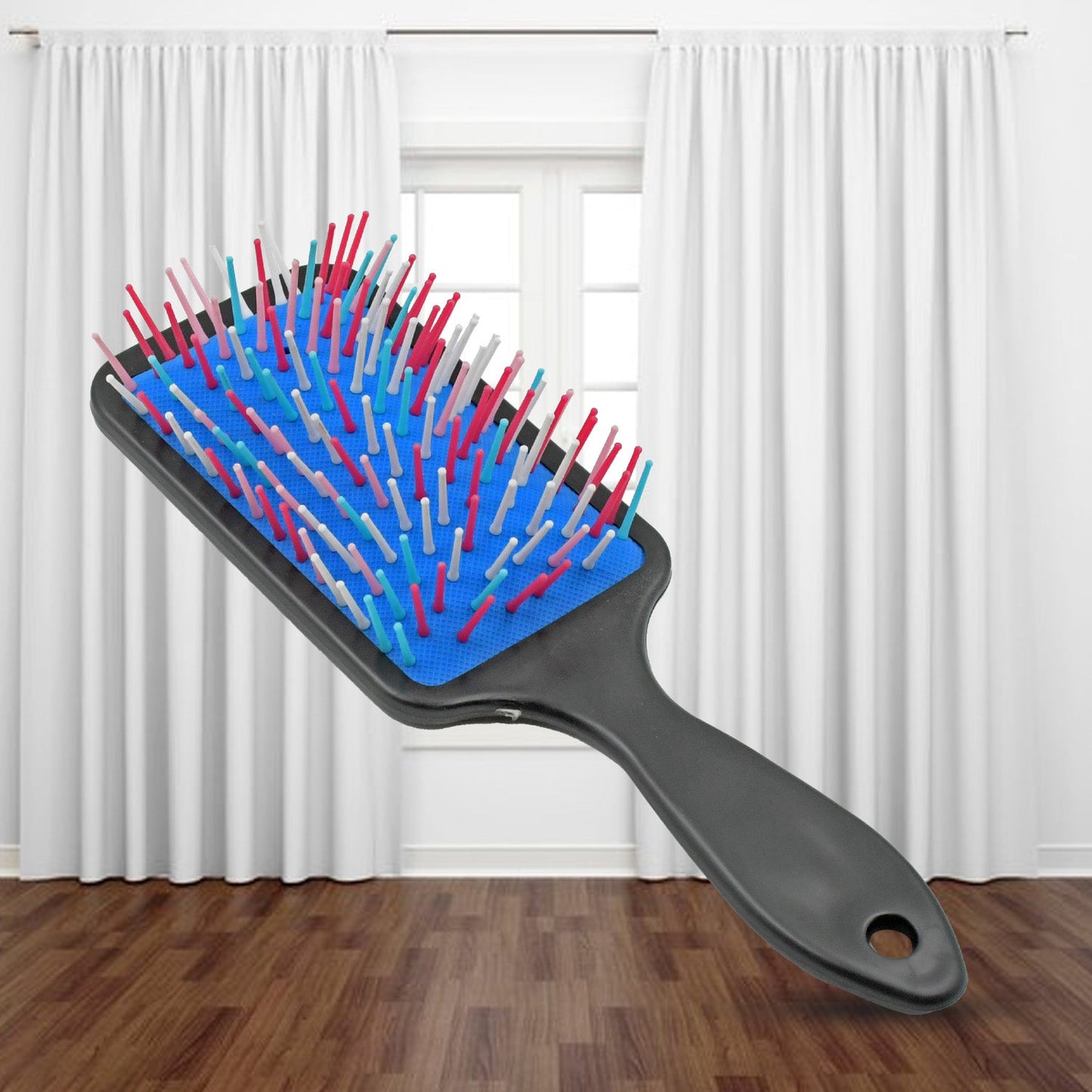 Massage Comb, Massage Hair Brush Ergonomic Matt Disappointment for Straight Curly Hair Cushion Curly Hair Comb For Detangling Professional Comb For Men And Women for All Hair Types, Home Salon DIY Hairdressing Tool (1 Pc)