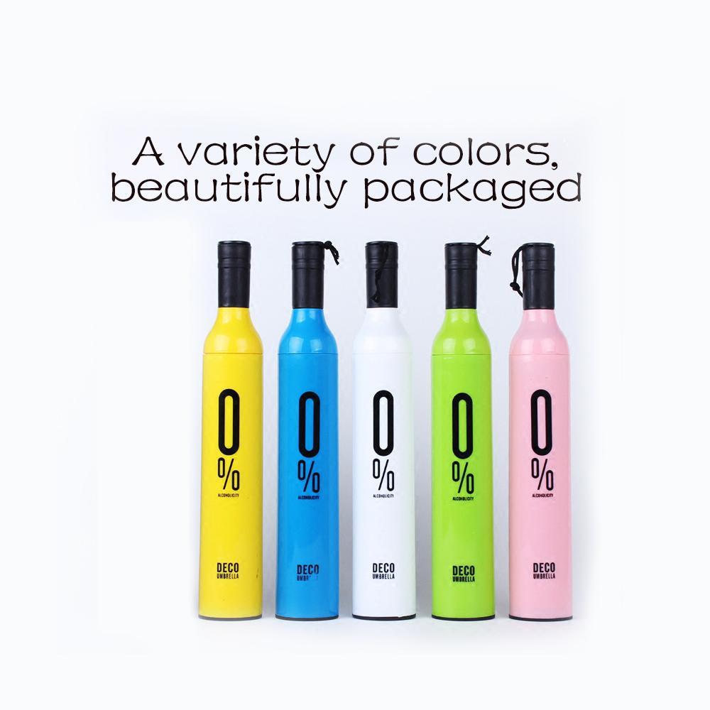 Pocket Folding Wine Bottle Umbrella (X515)