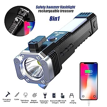 Portable 3w Rechargeable Torch LED Flashlight Long Distance Beam Range, (X634)