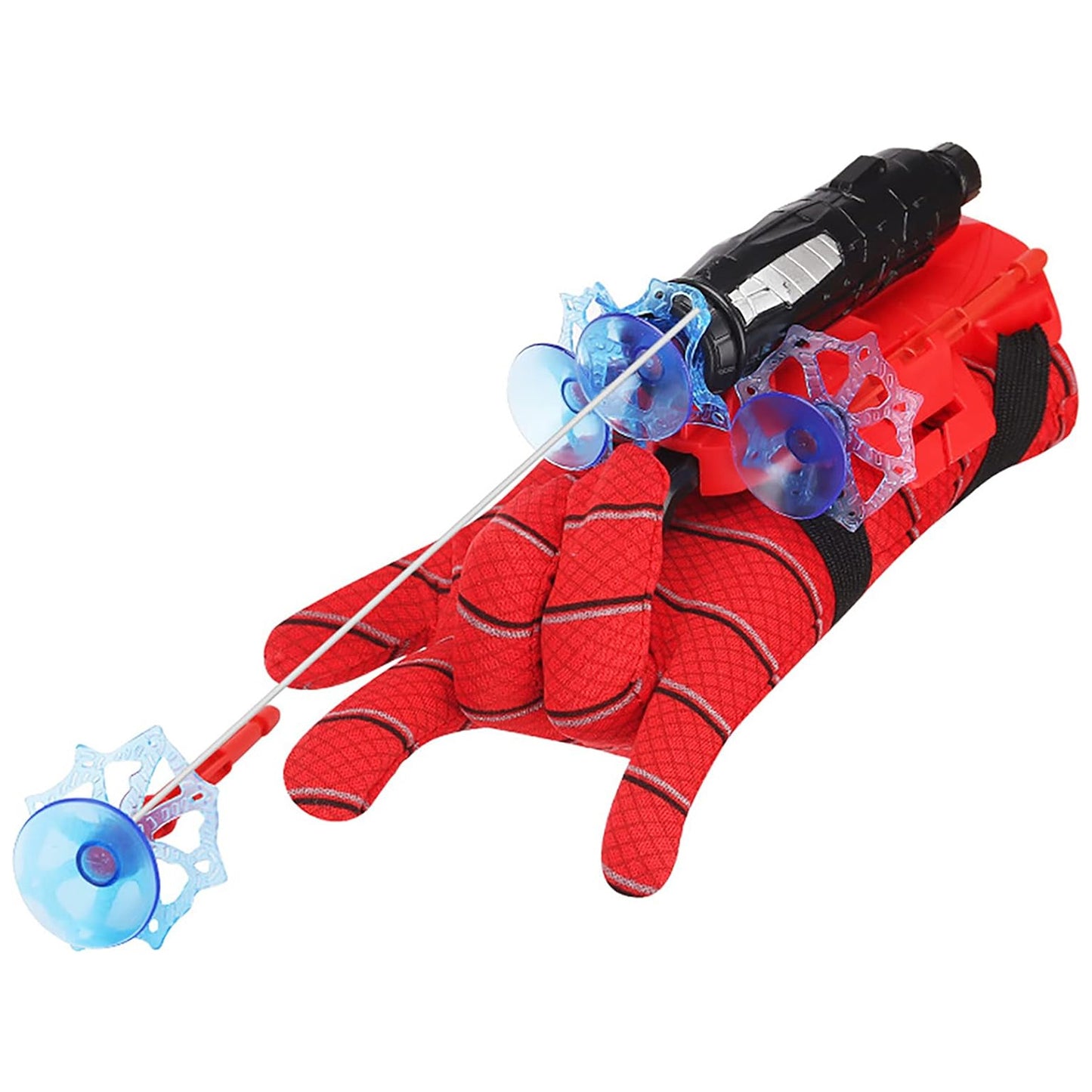 Web Shooter Toy For Kids Fans Launcher Wrist Gloves Toys For Kids Boys Superhero Gloves Role-play Toy Cosplay Sticky Wall Soft Bomb Funny Childrens Educational Toys (X674)