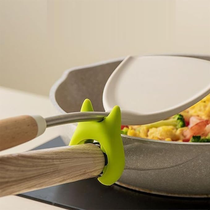 Silicone Pot Clip Spoon Holder ( 2PCS ) (X2116)