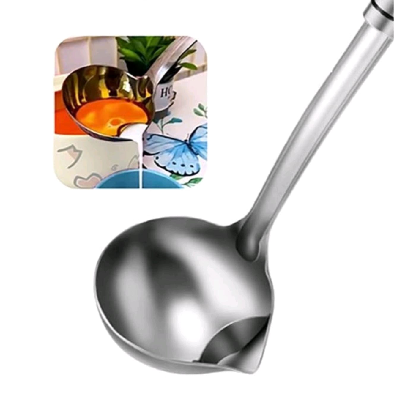 SS OIL SEPARATOR SOUP LADLE / SPOON (YS+X156)