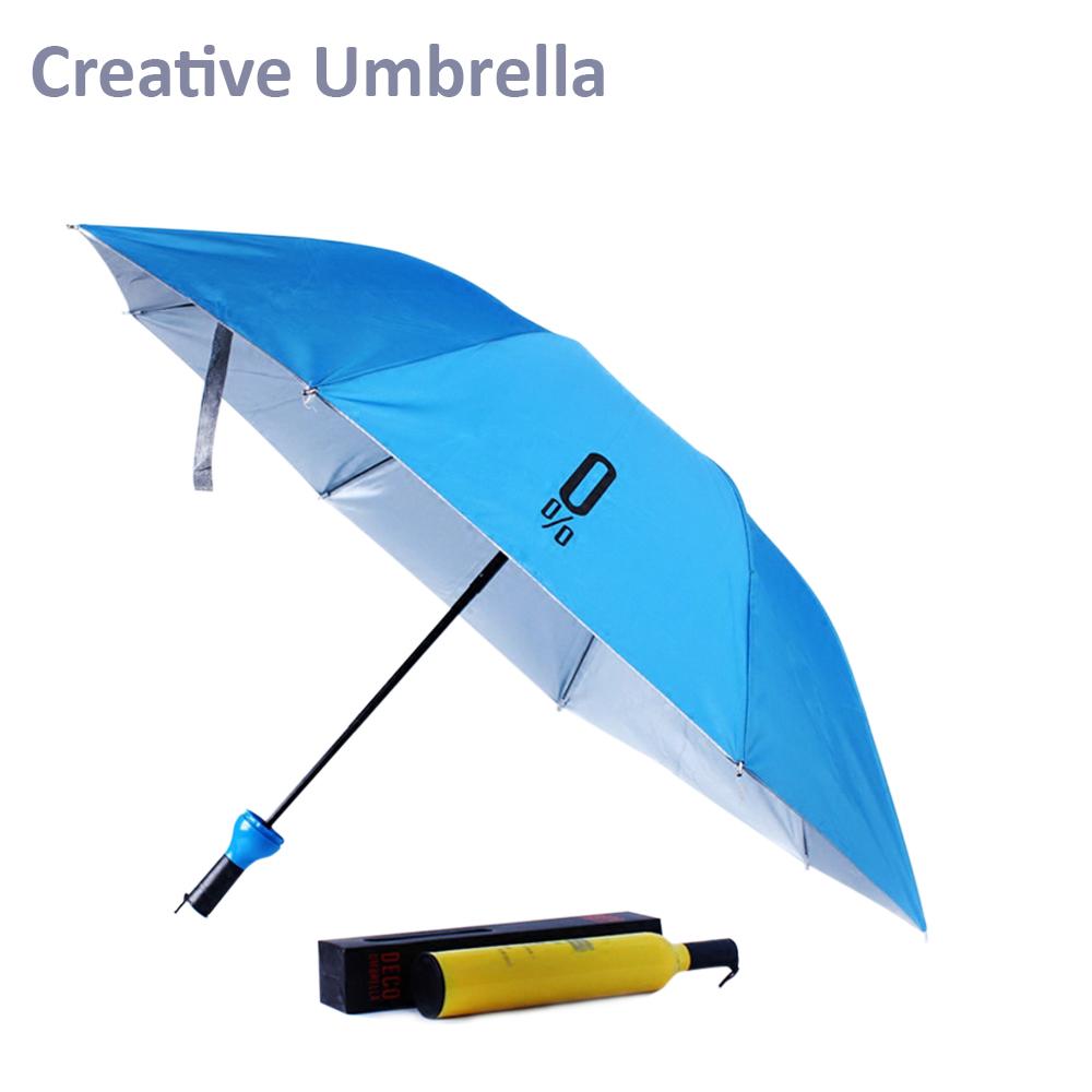 Pocket Folding Wine Bottle Umbrella (X515)