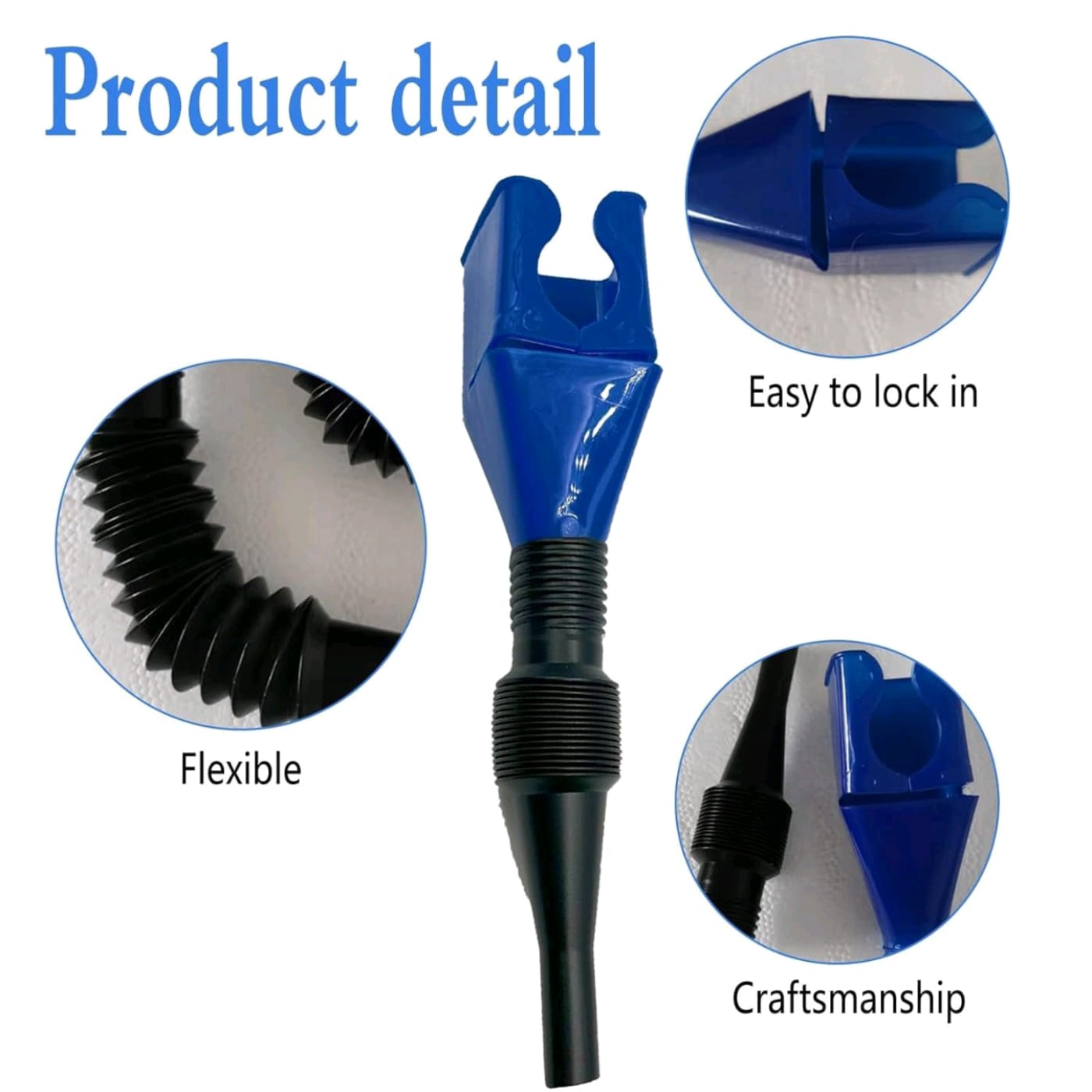 FLEXIBLE PLASTIC OIL FUNNEL (1PC) (YS+X147)