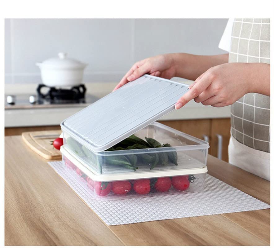 3 Pcs Food Storage Containers (1 x 2500 ML) (2 x 1200 ML)