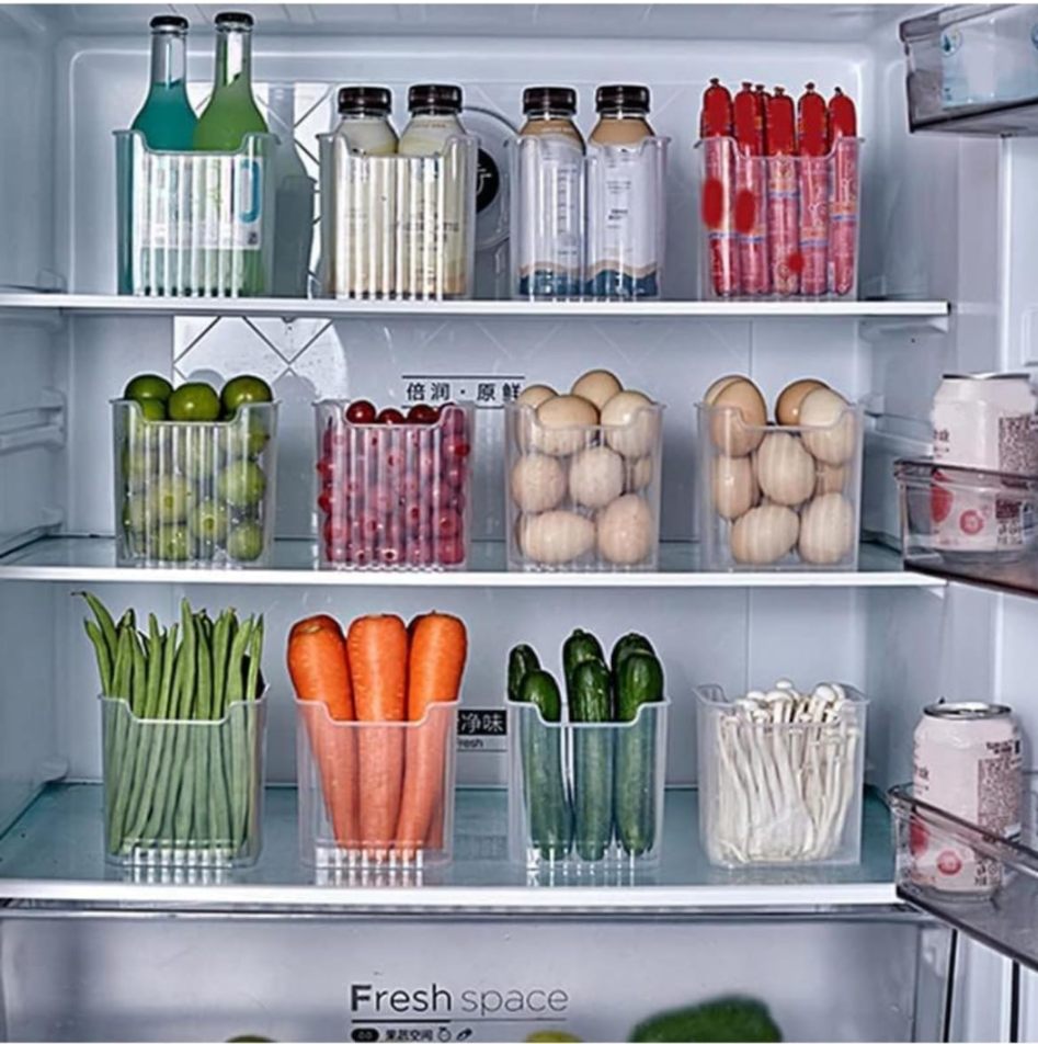 Multipurpose Fridge Storage Boxes ( Pack Of 3 ) (YS+X125)