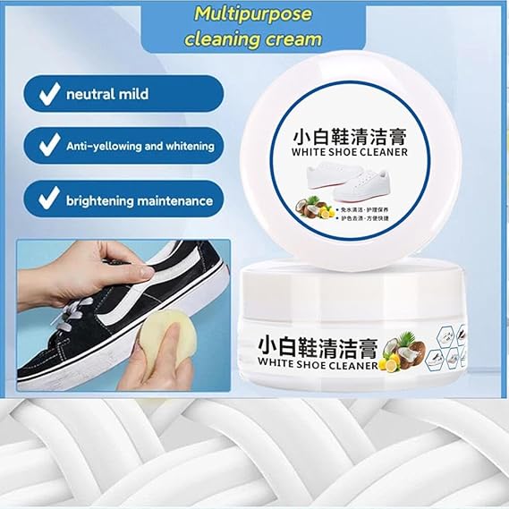 WHITE SHOE CLEANER CREAM (260GM) (X1065)
