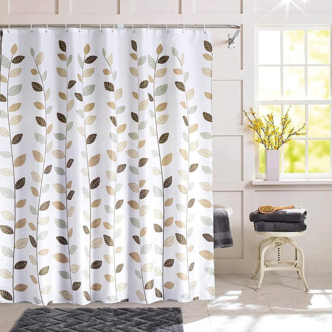 Pvc Shower Curtain ( With 12 Plastic hook ) (YS+X127)