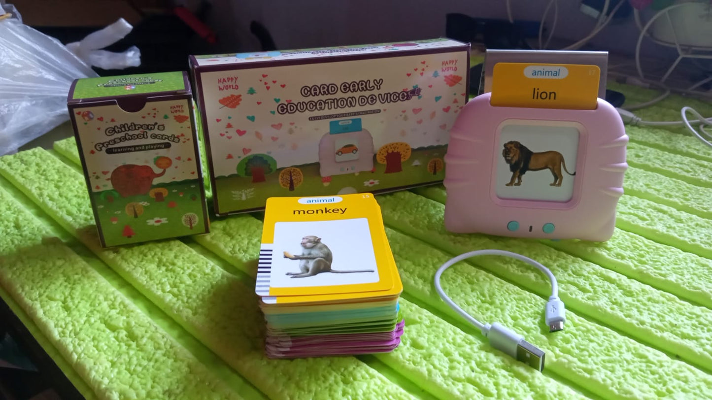Learning Toys Flash Cards for Small Kids Educational Toys English Words (MKK+X32)