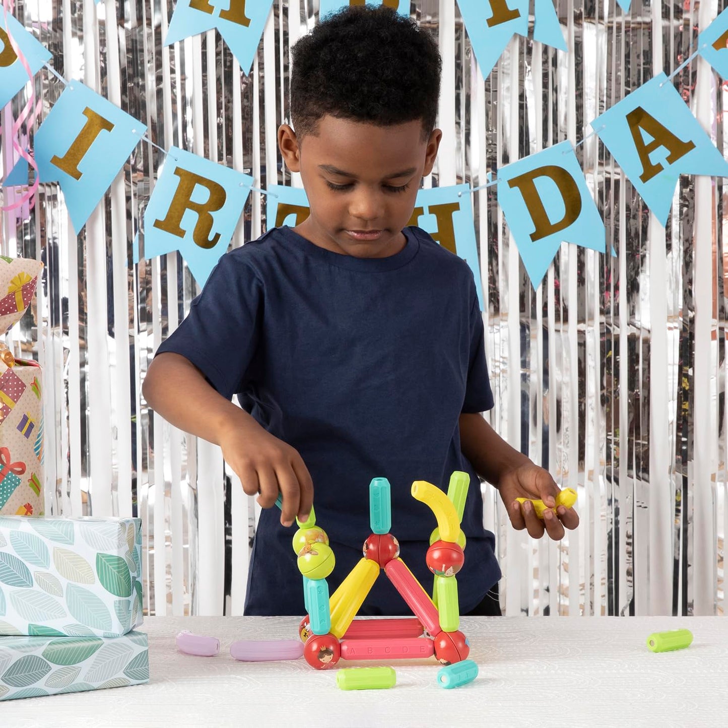 Magnetic Blocks Tiles - 36Pcs (5-X178)