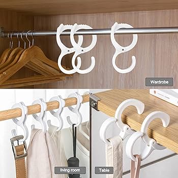S Shape Plastic Hook ( Single Piece ) (X912)