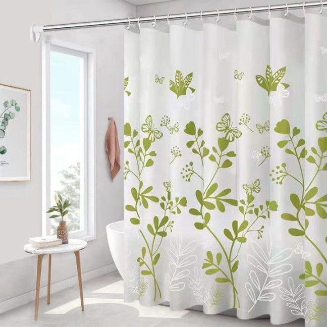 Pvc Shower Curtain ( With 12 Plastic hook ) (YS+X127)