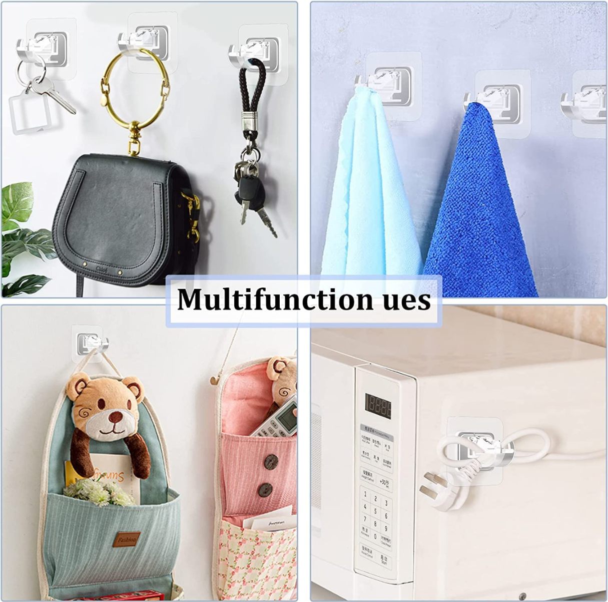 ROD HOLDER, CERTAIN PIPE HOLDER MULTIPURPOSE WALL STICKER (2PC) (YS+X122)