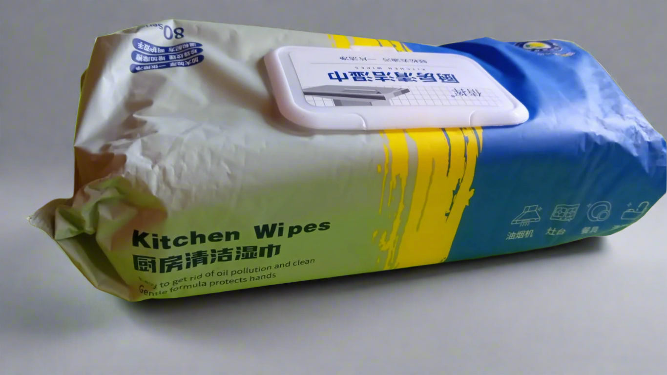Kitchen Cleaning Wipes Strong Decontamination Kitchen Wipes Disposable Kitchen Wet Wipes Household Cloth Towel For Removing Grease Stains And Cleaning Glass (Pack Of 80 Pcs)