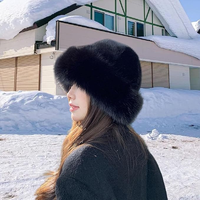 Women Fauxe Fur Fashion Winter Hat