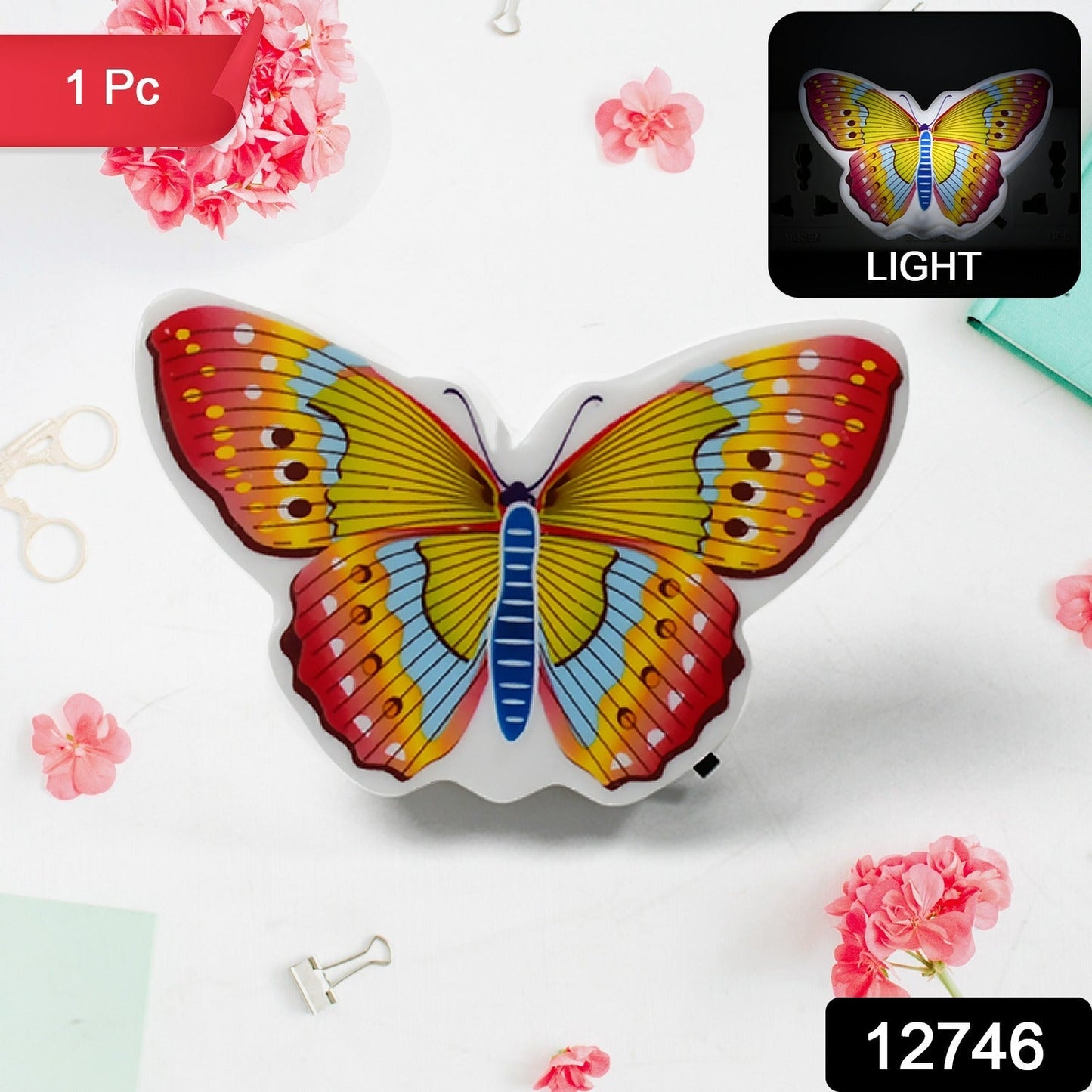 Night Light Comes with 3D Illusion Design Suitable for Drawing Room, Lobby, Energy-Saving, Light LED Decorative Night Light (1 Pc)