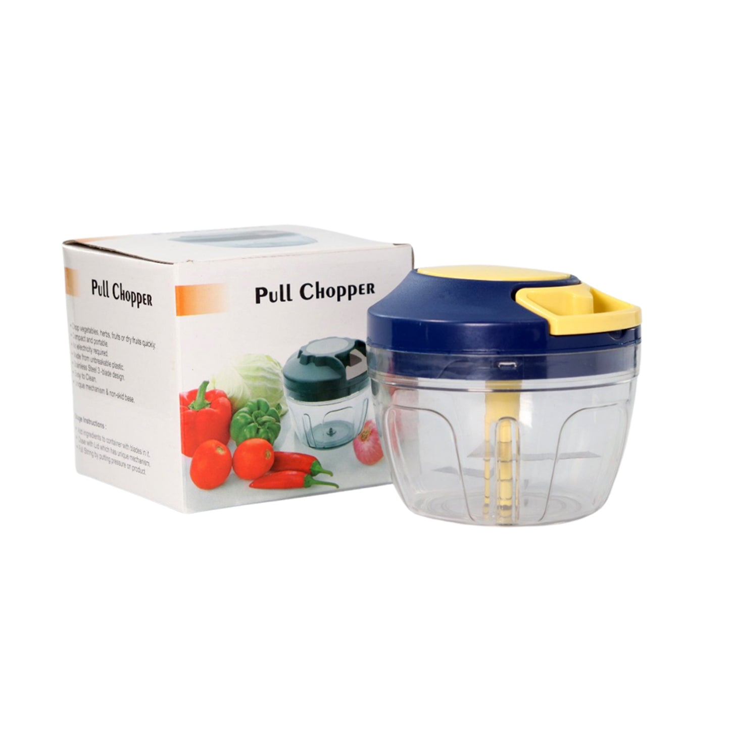 MKK-5 Chopper With 4 Blades For Effortlessly Chopping Vegetables And Fruits For Your Kitchen (650ml)